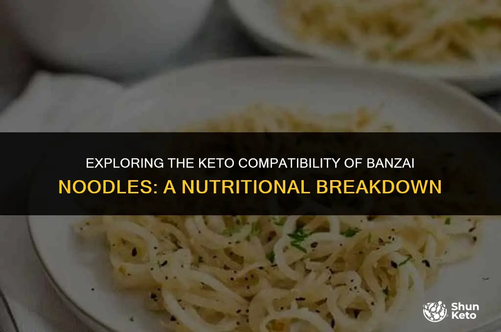 is banza keto friendly