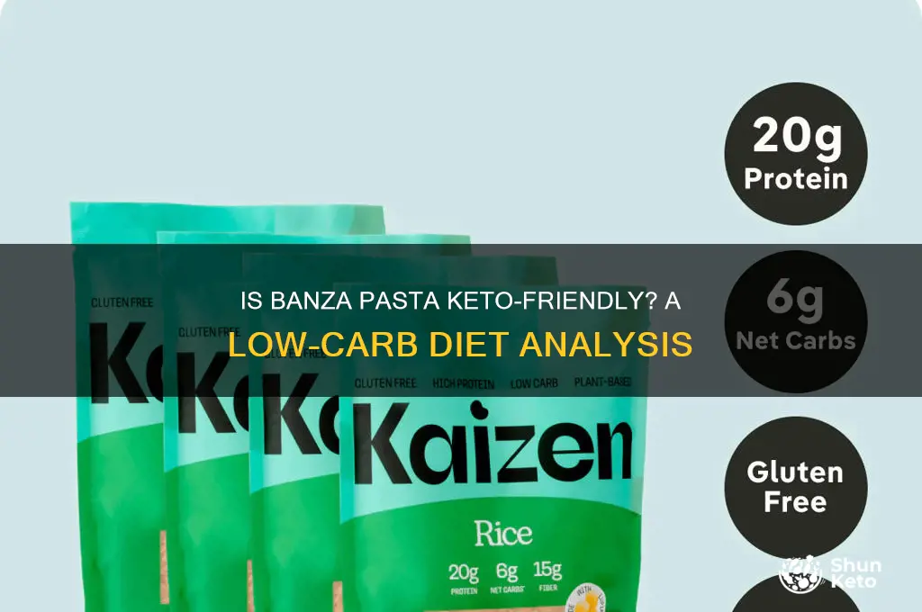 is banza pasta keto