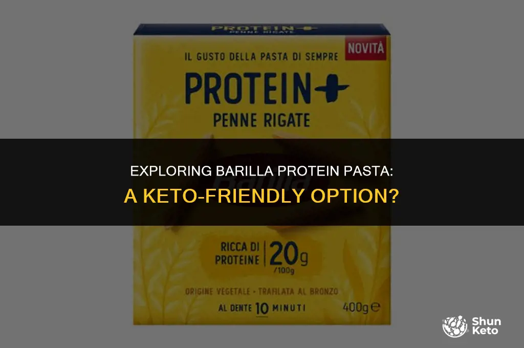 is barilla protein pasta keto friendly