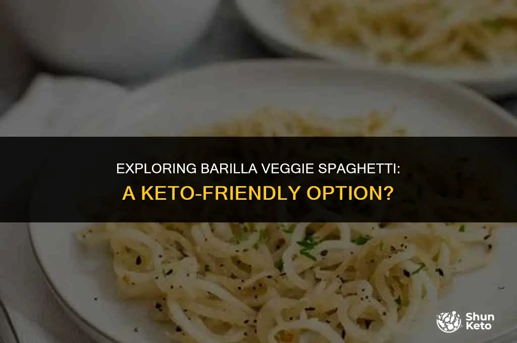 is barilla veggie spaghetti keto friendly