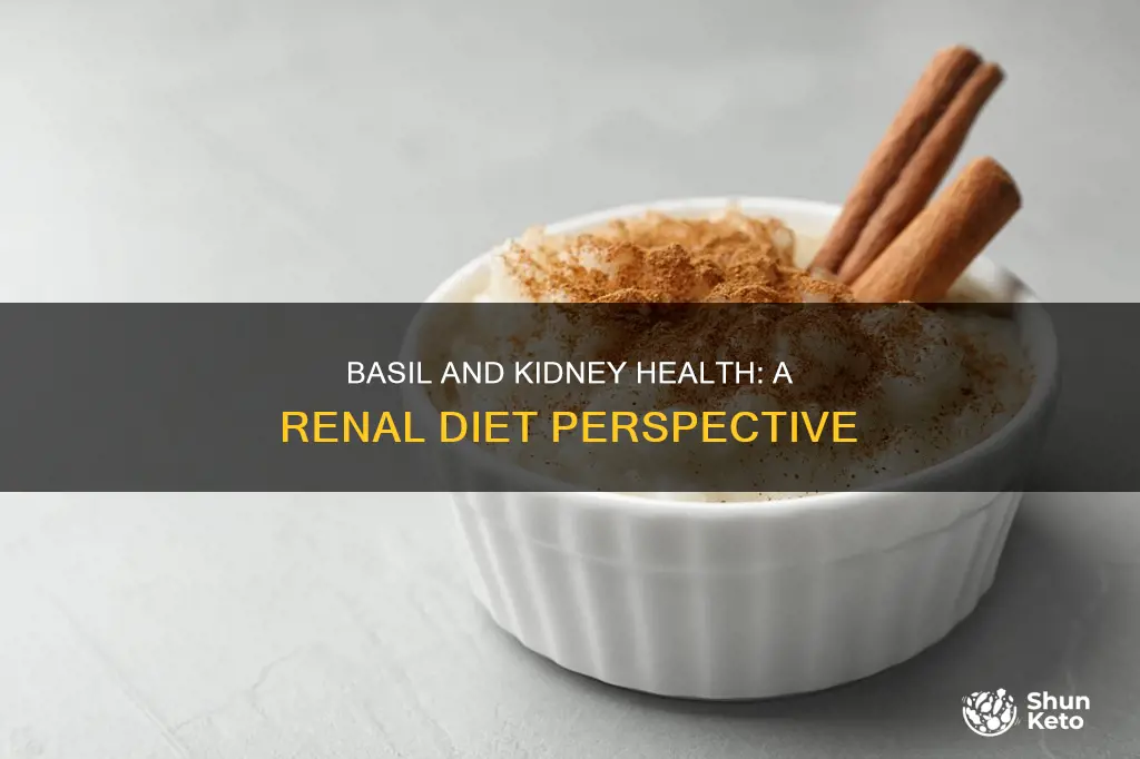 is basil ok renal diet