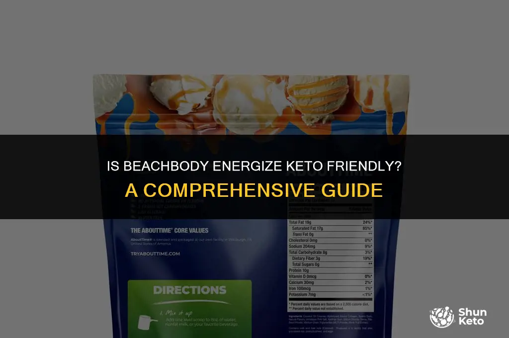 is beachbody energize keto friendly