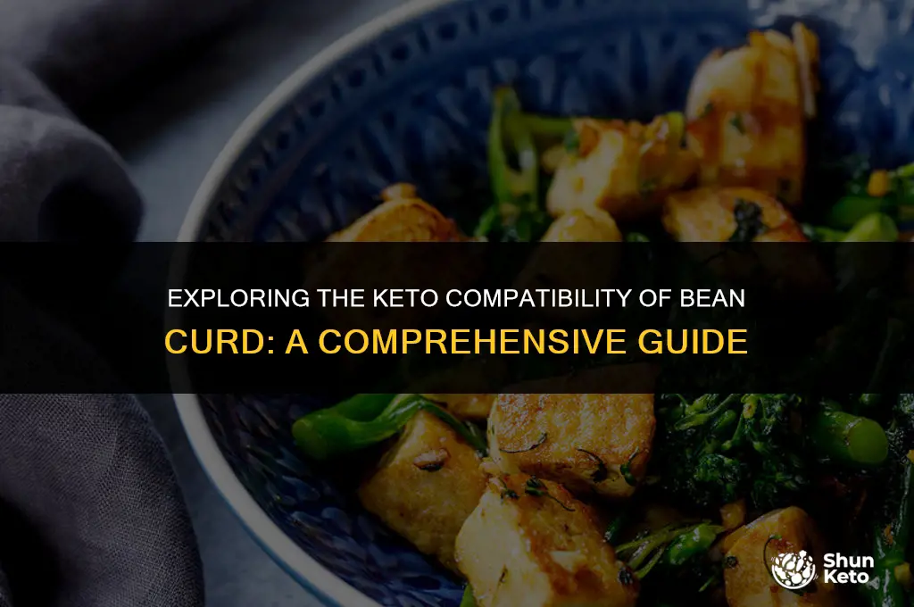 is bean curd keto