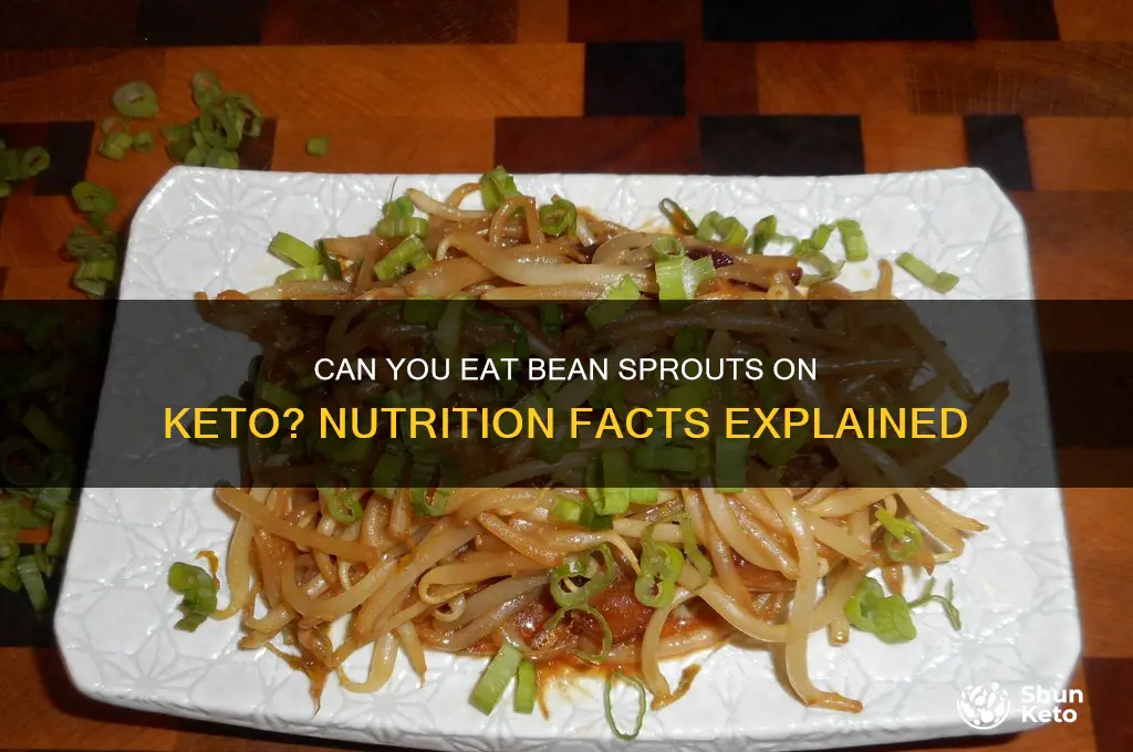 is bean sprout ok on the keto diet