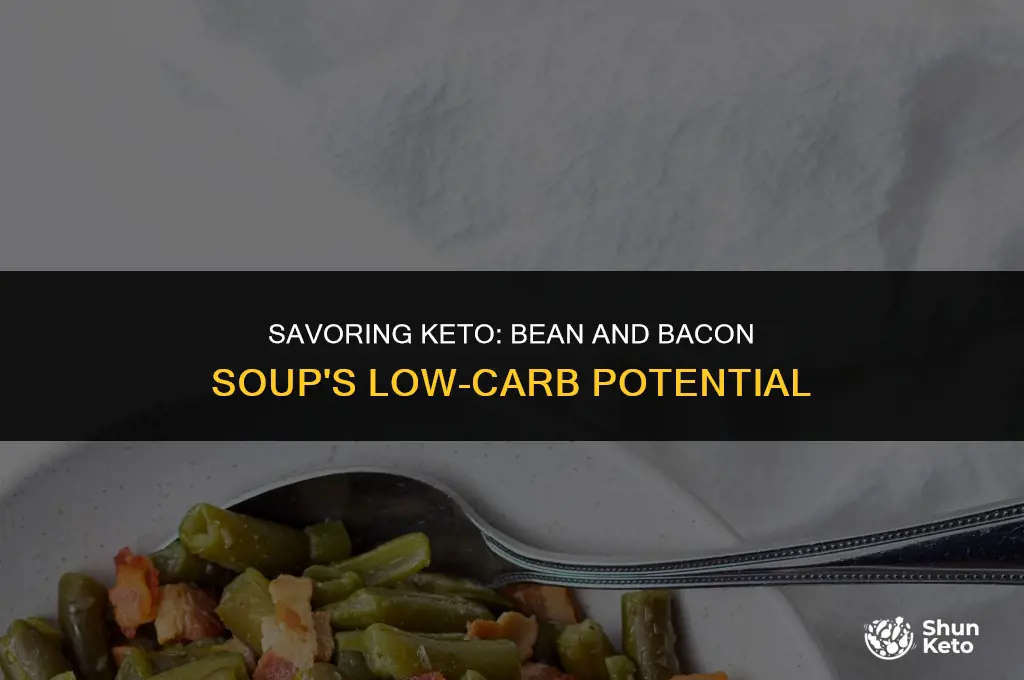 is bean with bacon soup keto friendly