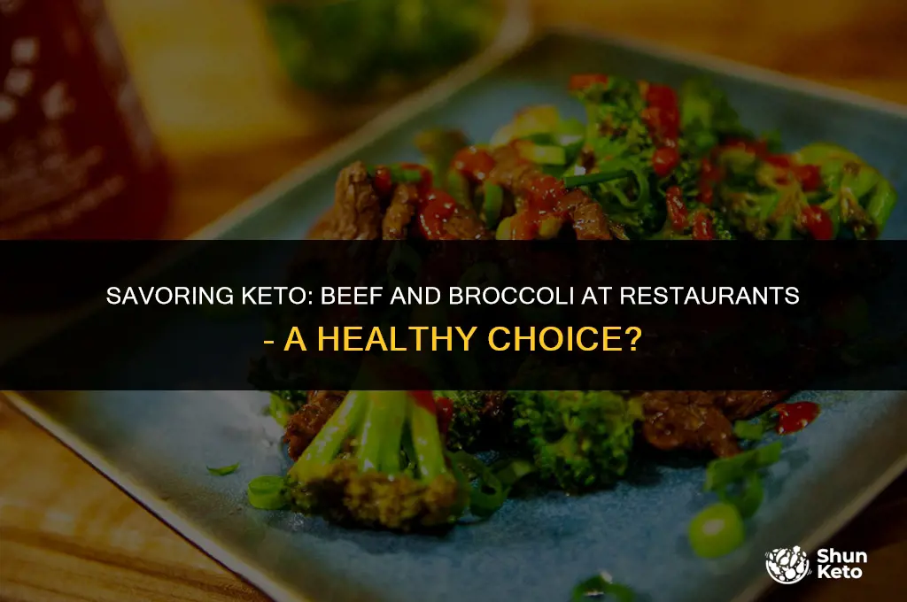 is beef and broccoli at a restaurant keto