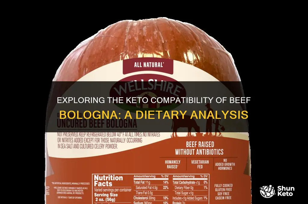 is beef bologna keto friendly