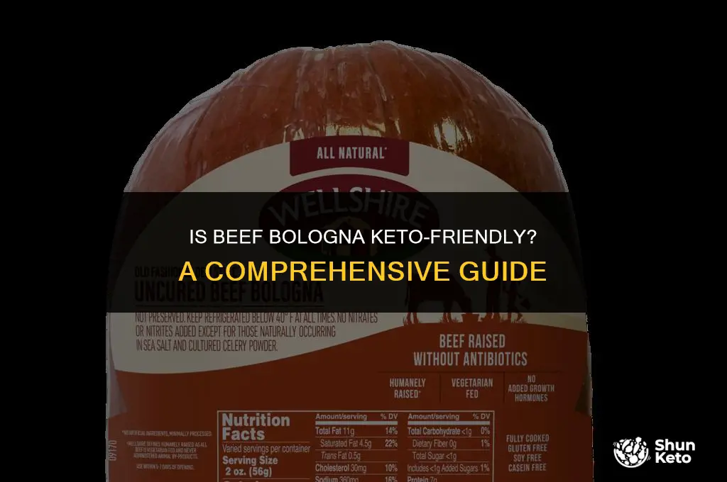 is beef bologna keto