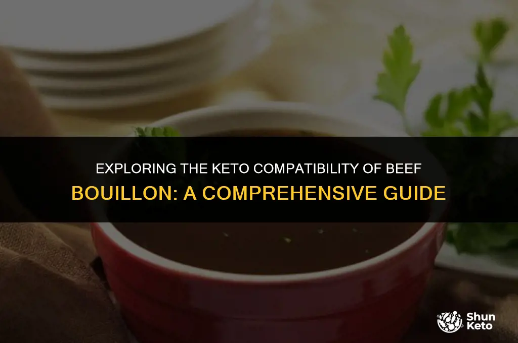 is beef bouillon keto