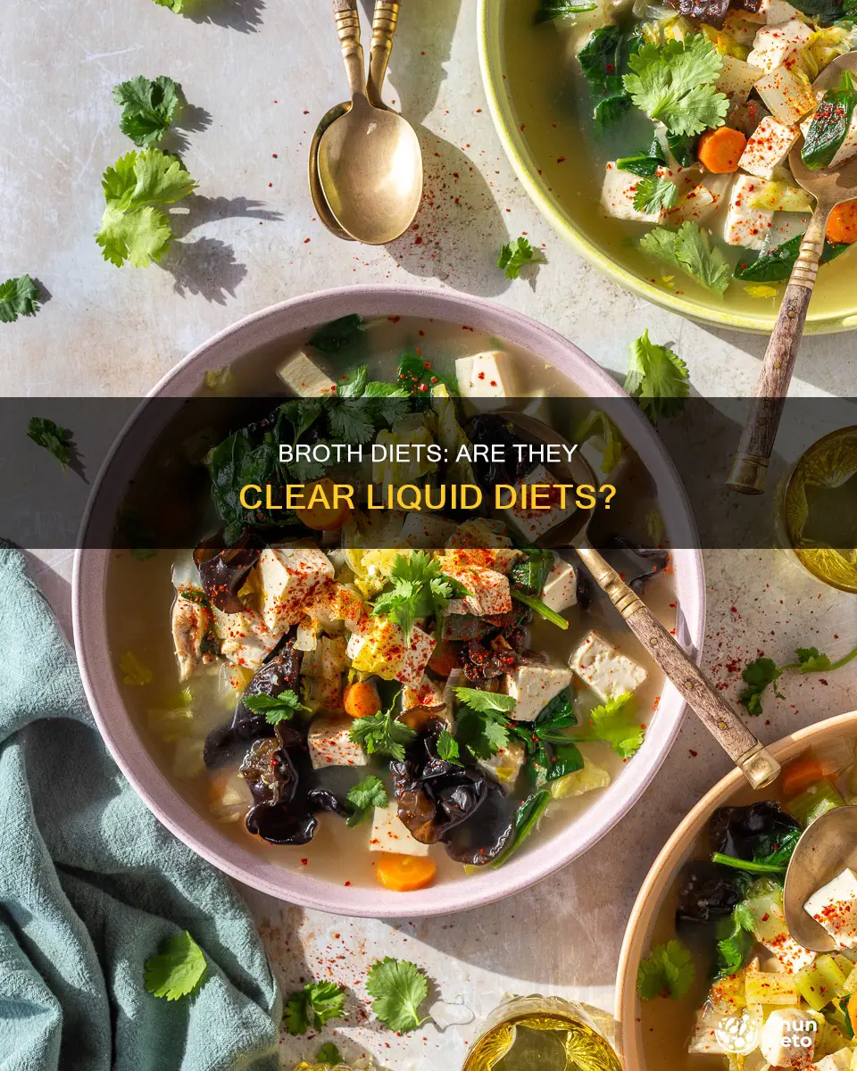 is beef broth a clear liquid diet