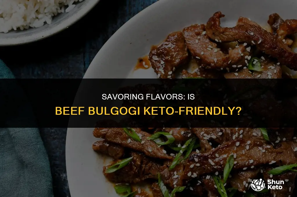 is beef bulgogi keto