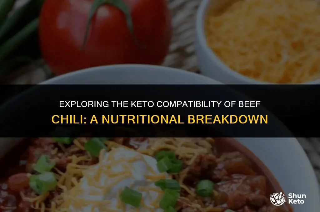is beef chili keto friendly