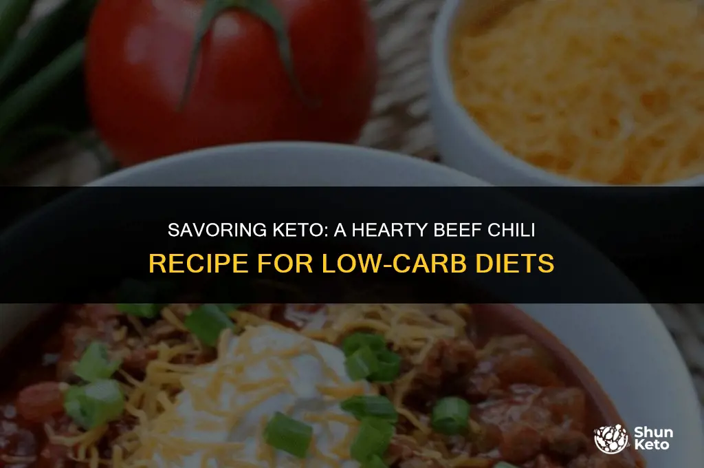 is beef chili keto