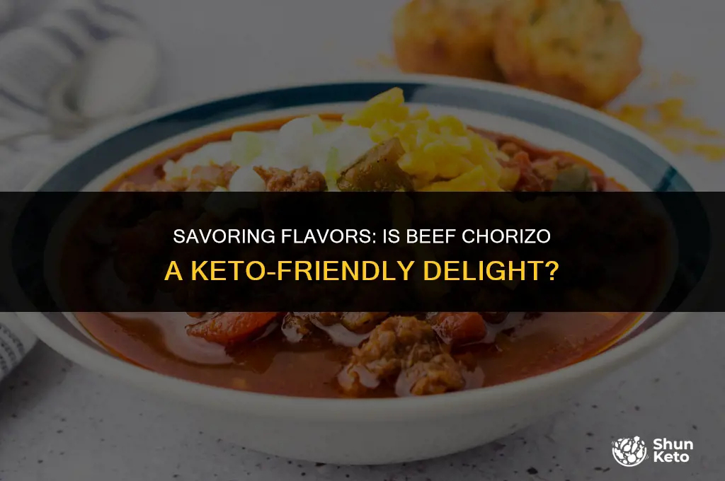 is beef chorizo keto