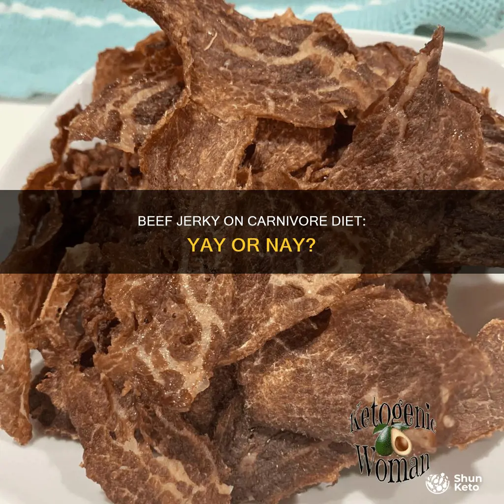 is beef jerky allowed on carnivore diet