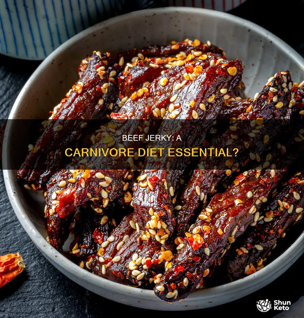 is beef jerky carnivore diet