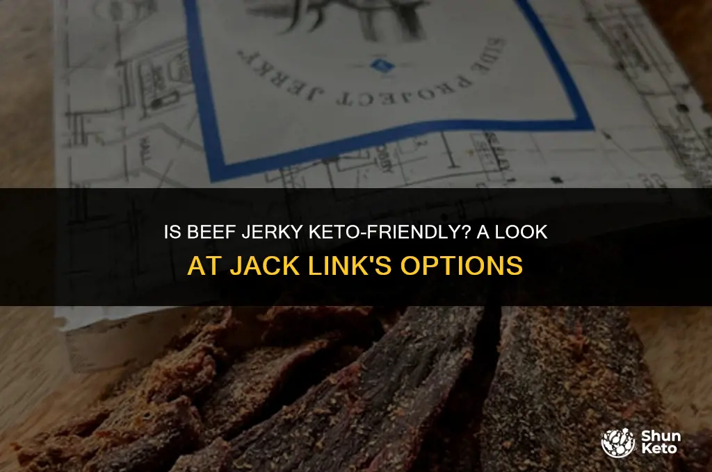 is beef jerky keto jack links