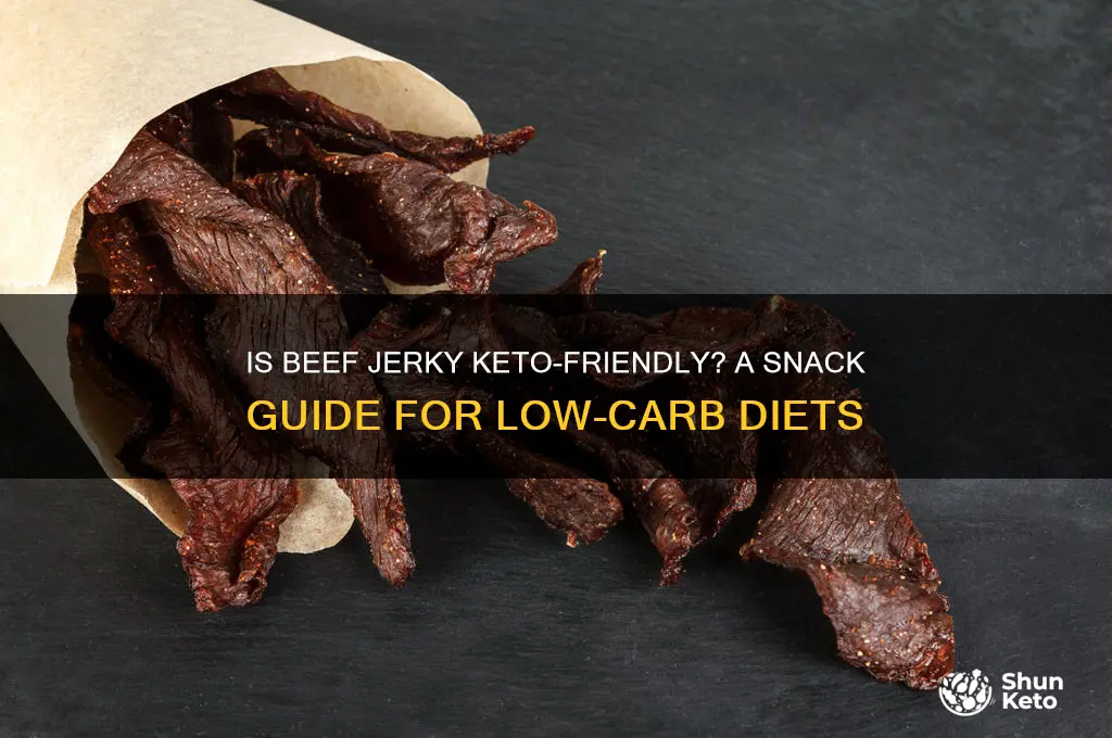 is beef jerky keto