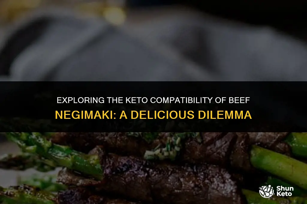 is beef negimaki keto