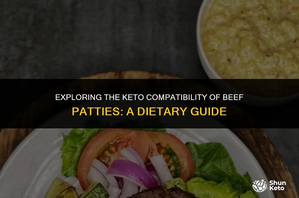 is beef patty keto friendly