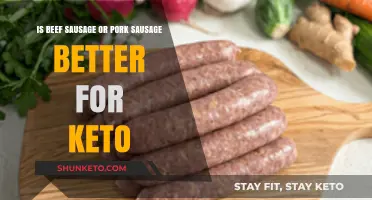 Keto Diet Dilemma: Beef vs. Pork Sausage Showdown
