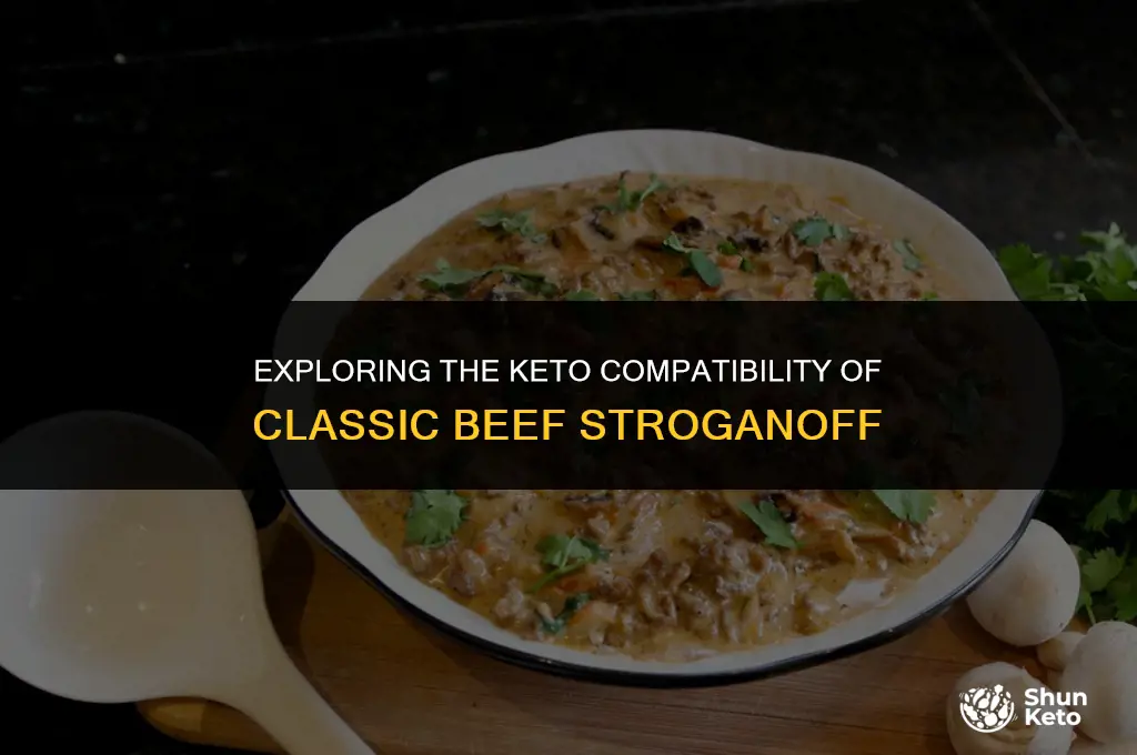 is beef stroganoff keto friendly