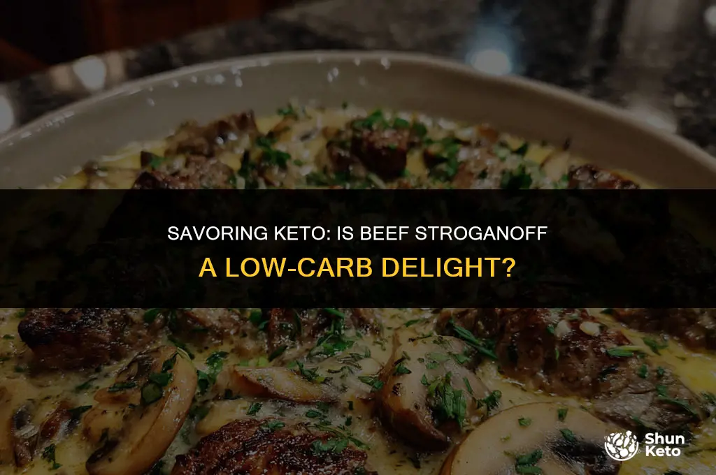 is beef stroganoff keto