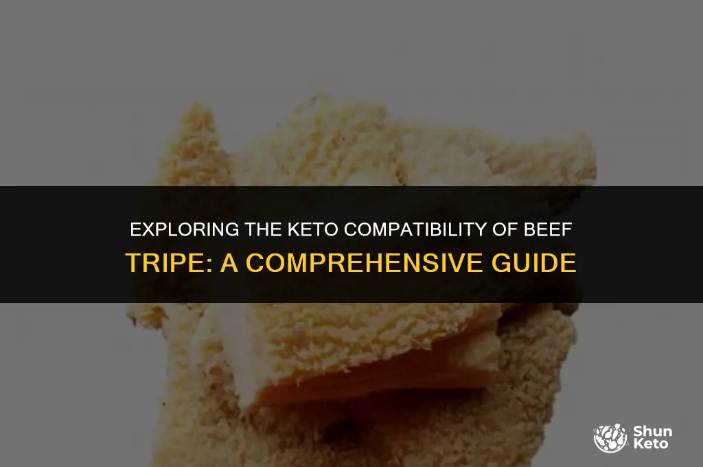 is beef tripe keto friendly