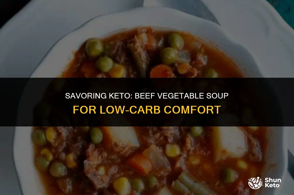 is beef vegetable soup keto