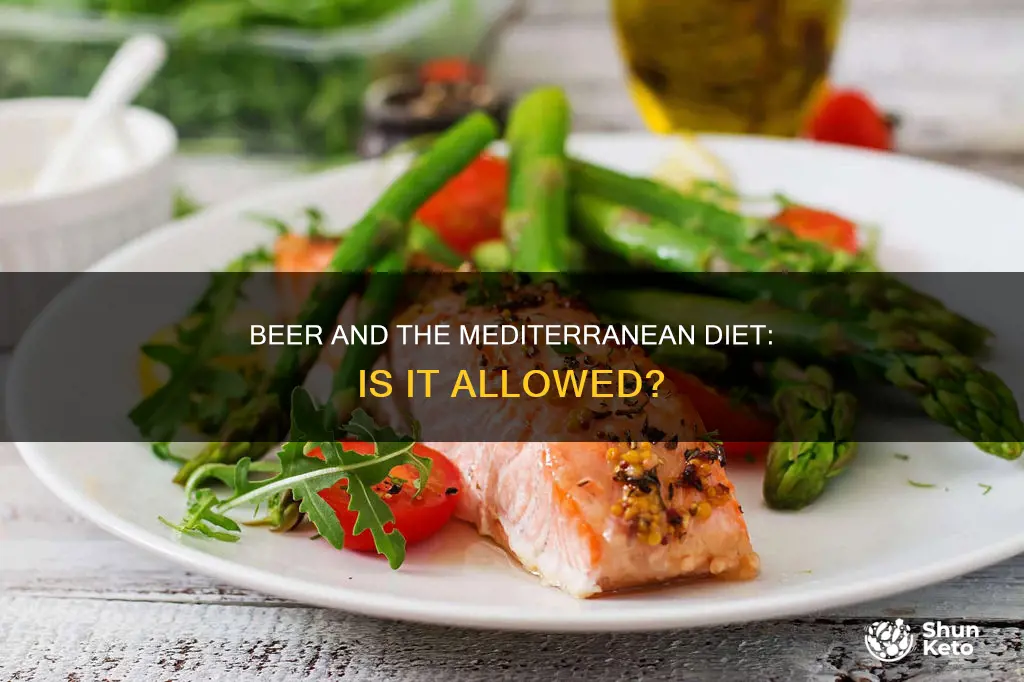 is beer allowed on mediterranean diet
