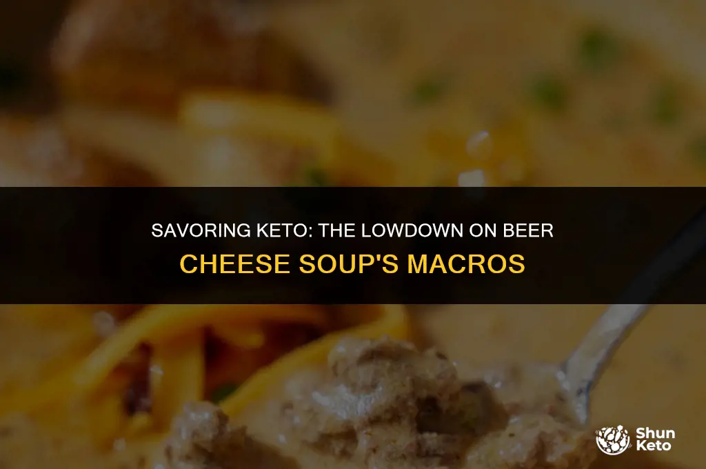 is beer cheese soup keto friendly