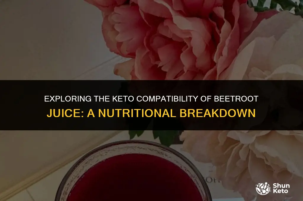 is beetroot juice keto friendly