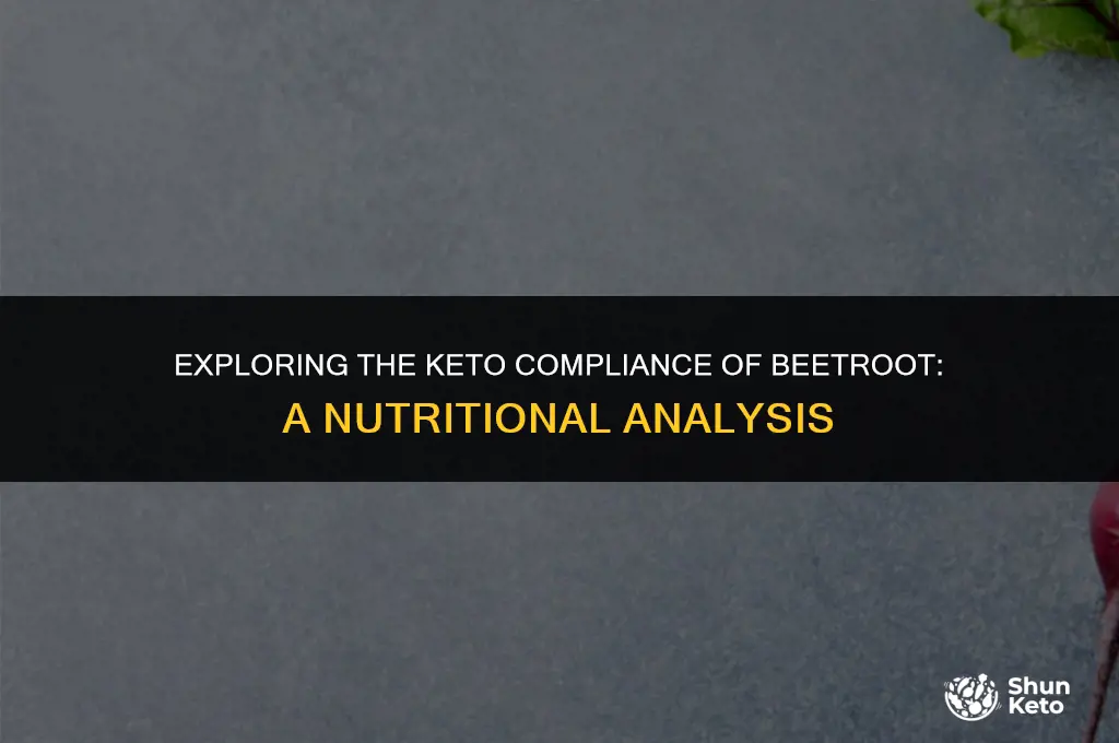 is beetroot keto compliant