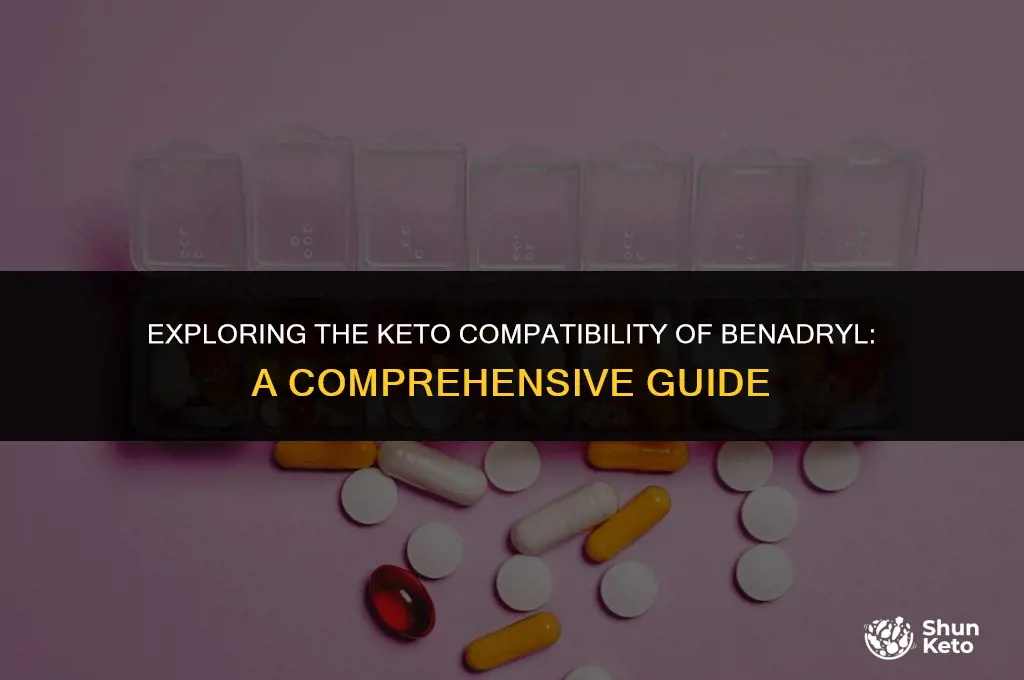 is benadryl keto friendly