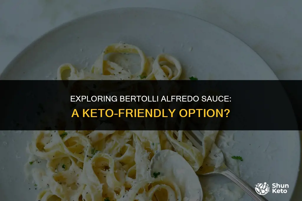 is bertolli alfredo sauce keto friendly