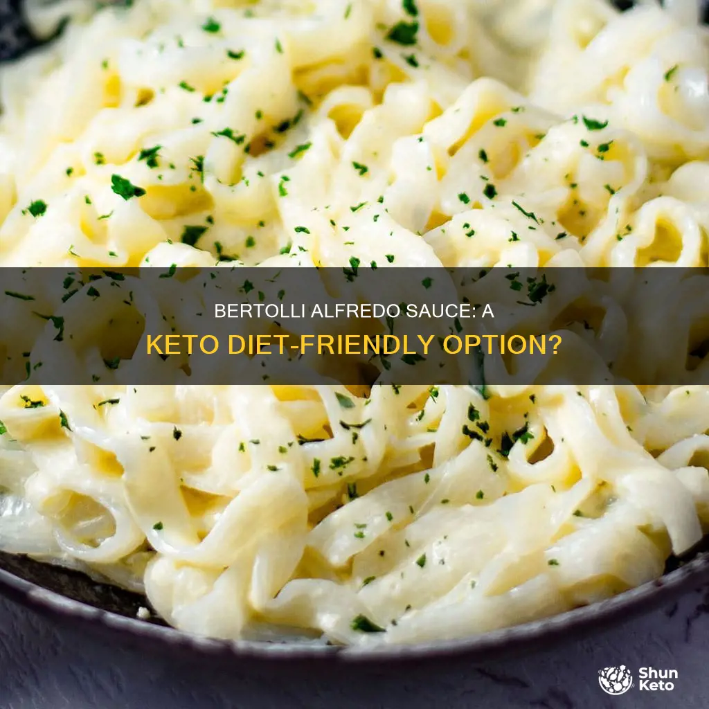 is bertolli alfredo sauce keto