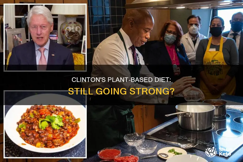 is bill clinton still on a plant based diet