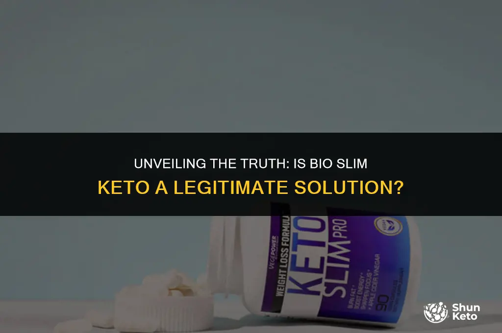 is bio slim keto real