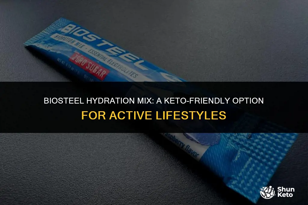 is biosteel hydration mix keto friendly