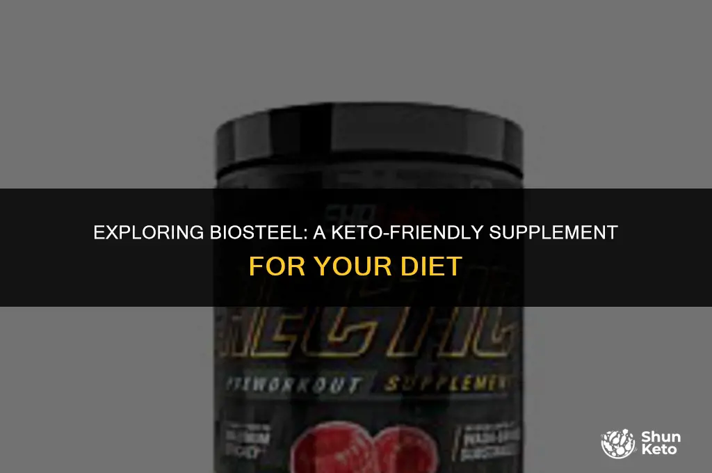 is biosteel keto friendly