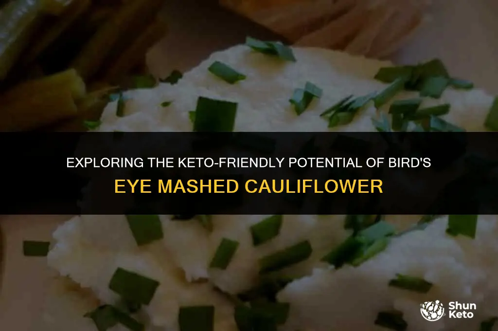 is birds eye mashed cauliflower keto