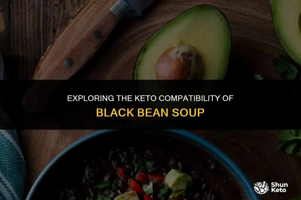 is black bean soup keto