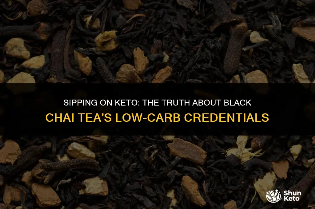 is black chai tea keto friendly