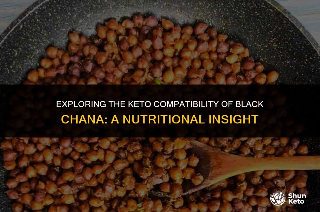 is black chana keto friendly