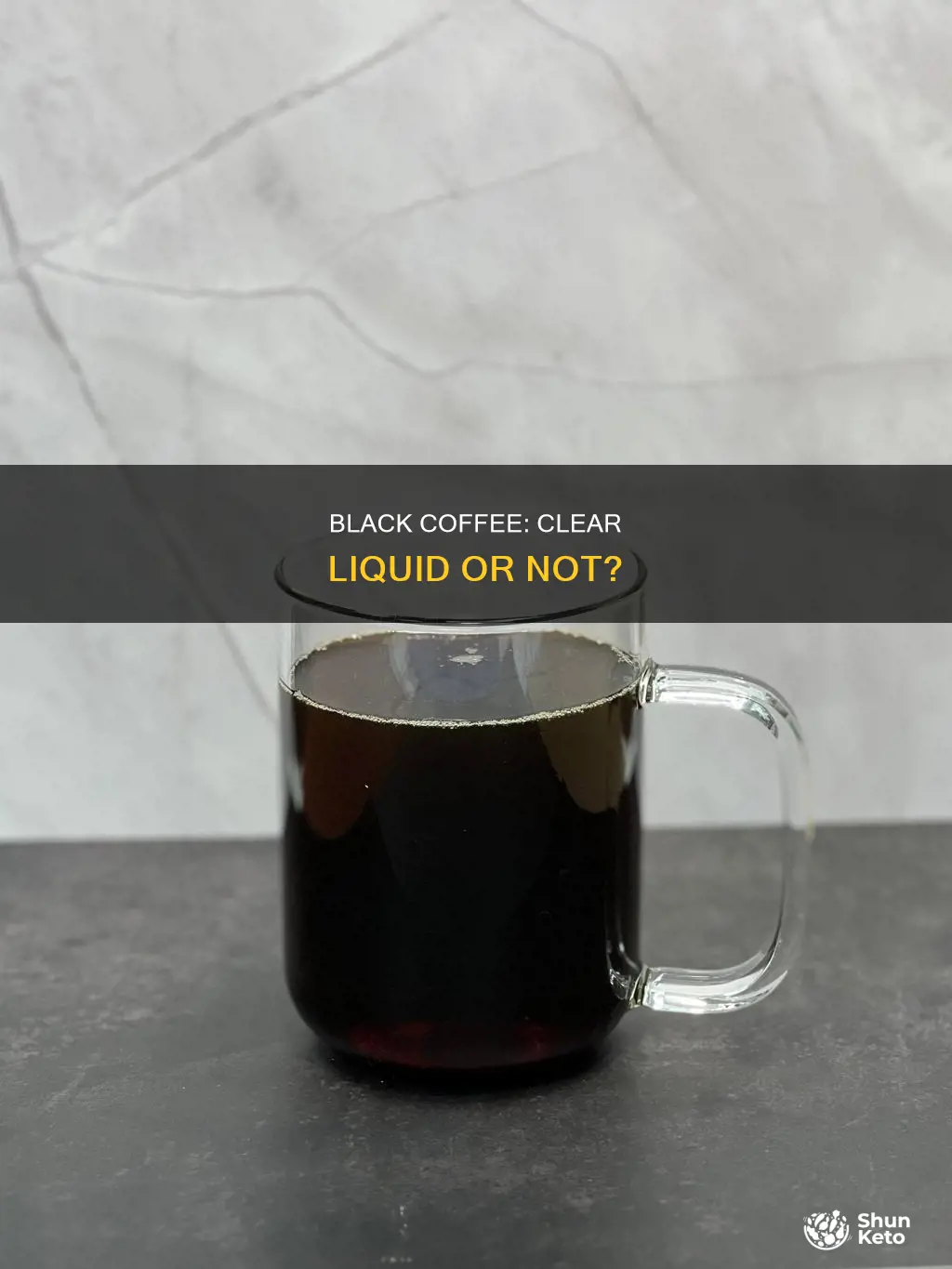is black coffee a clear liquid diet