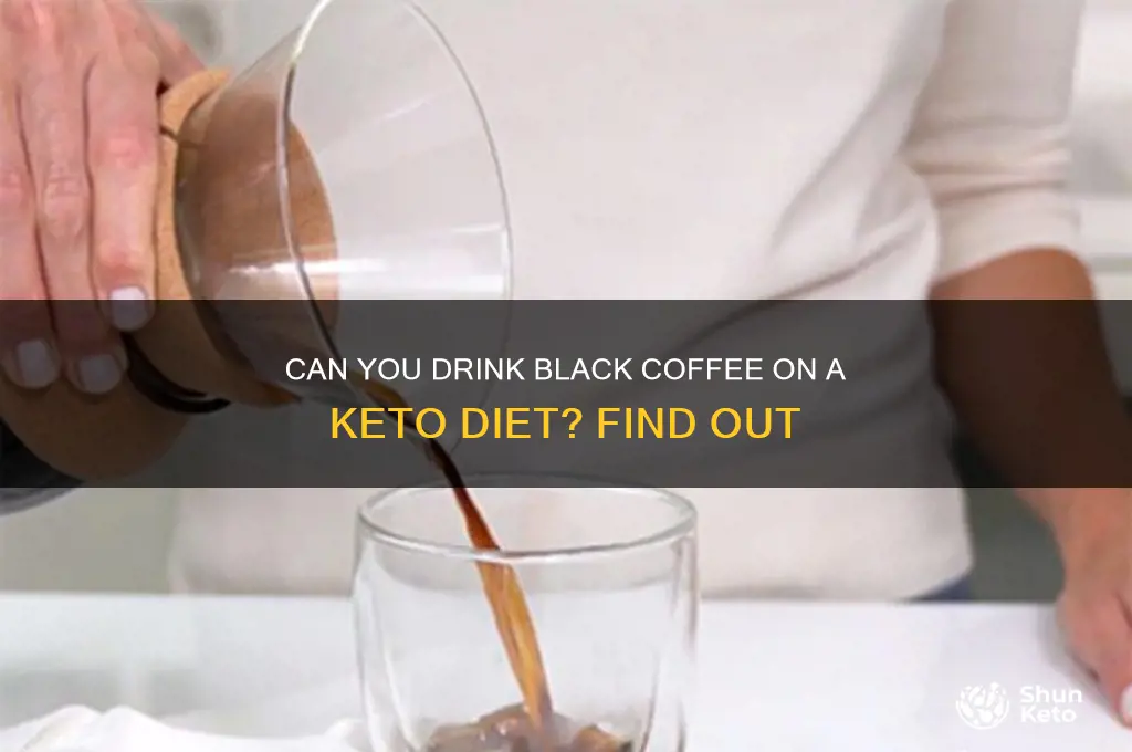 is black coffee allowed in keto diet