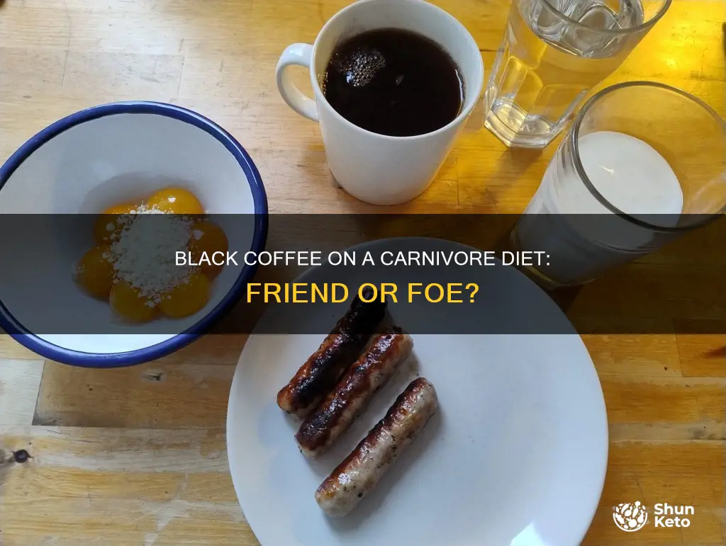 is black coffee okay for carnivore diet