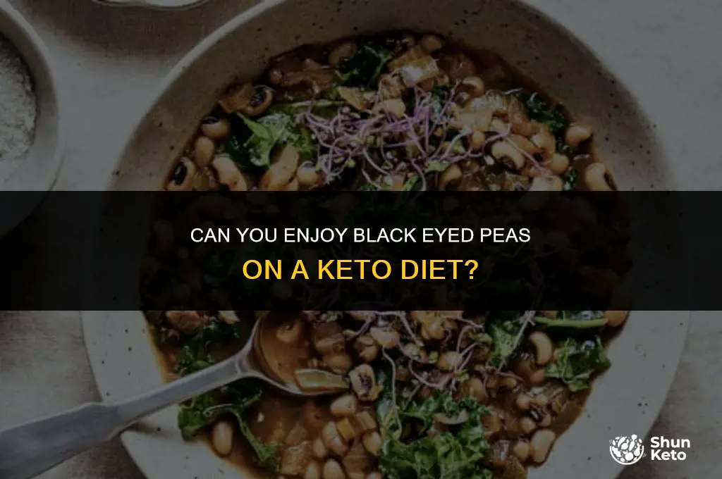 is black eyed peas keto friendly