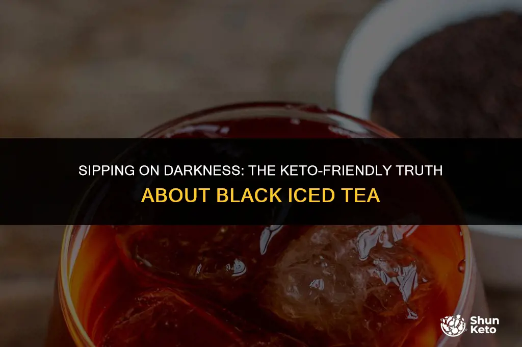 is black iced tea keto friendly