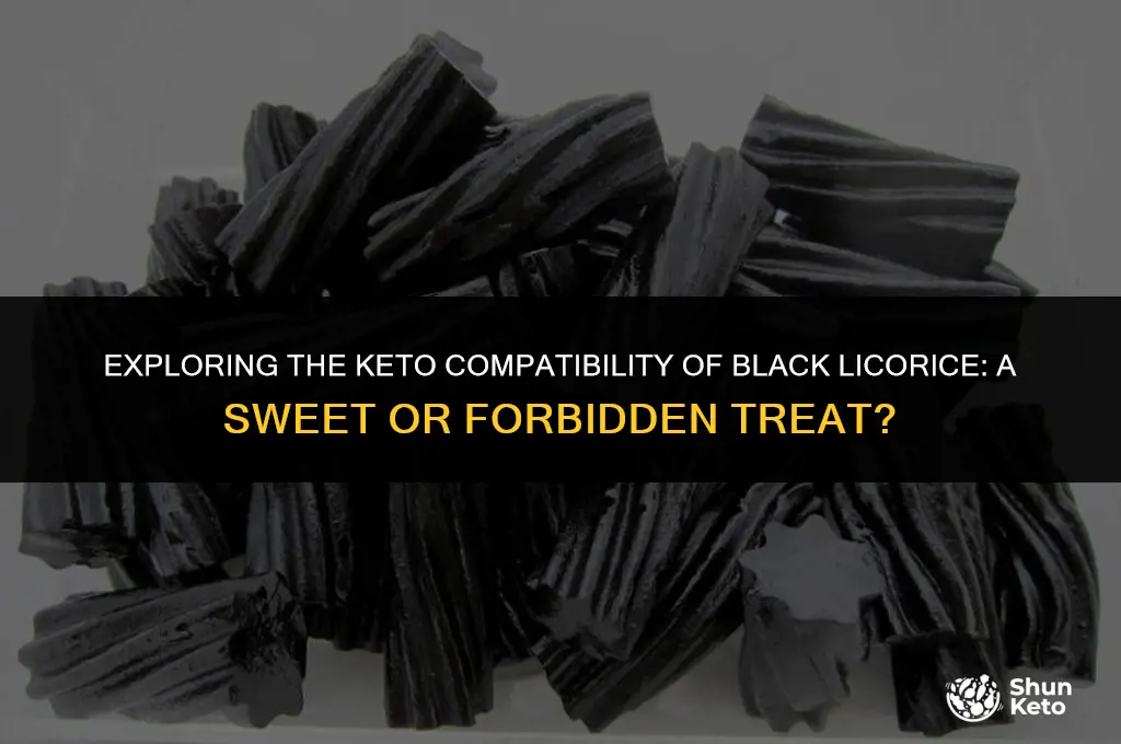 is black licorice keto friendly
